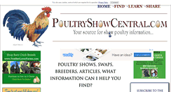 Desktop Screenshot of poultryshowcentral.com