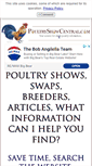 Mobile Screenshot of poultryshowcentral.com